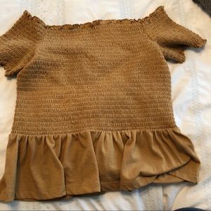 American eagle off the shoulder top